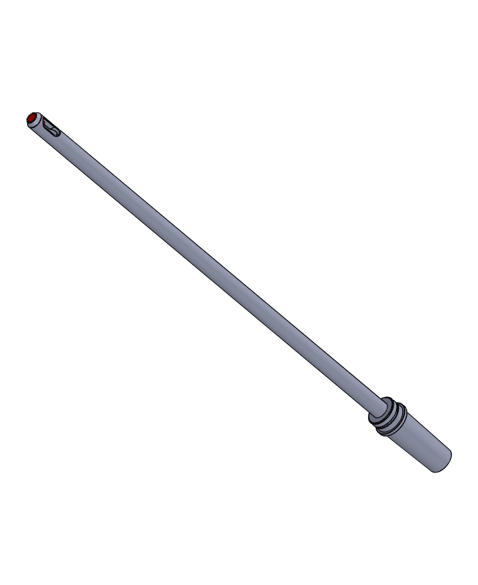 Single-Outlet Cylindrical Nozzle