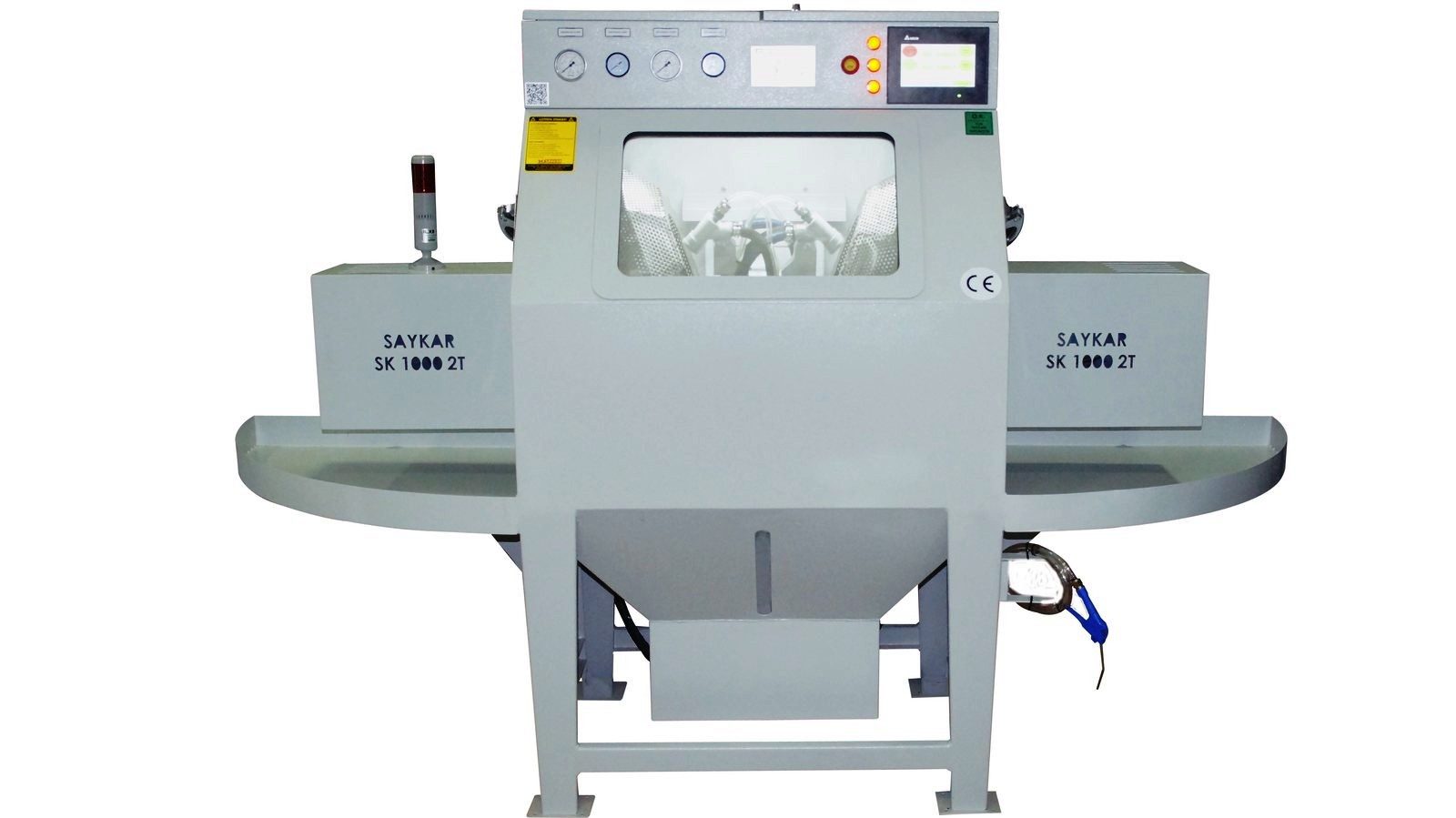 SK 1000 X 2T Çift Tamburlu Otomatik Kumlama Makinesi