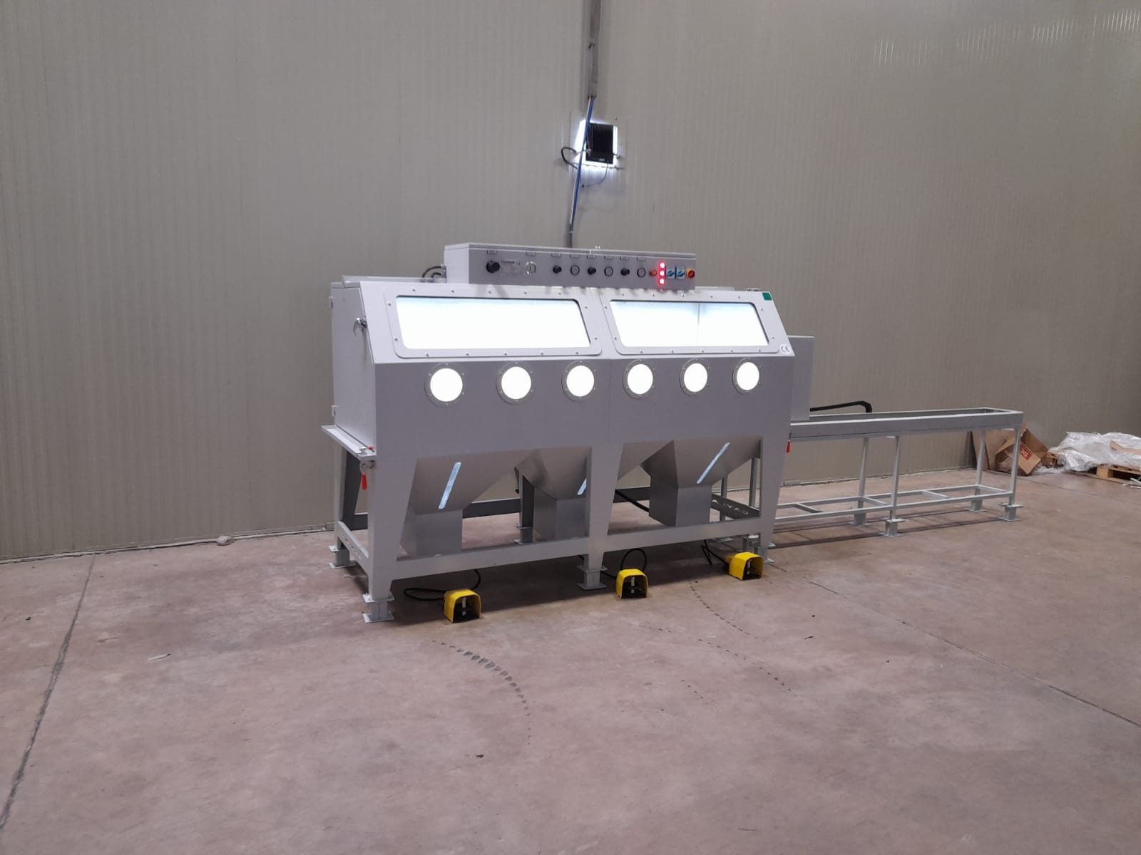 SK 2500 B Pressure Roll / Shaft Blasting Machine