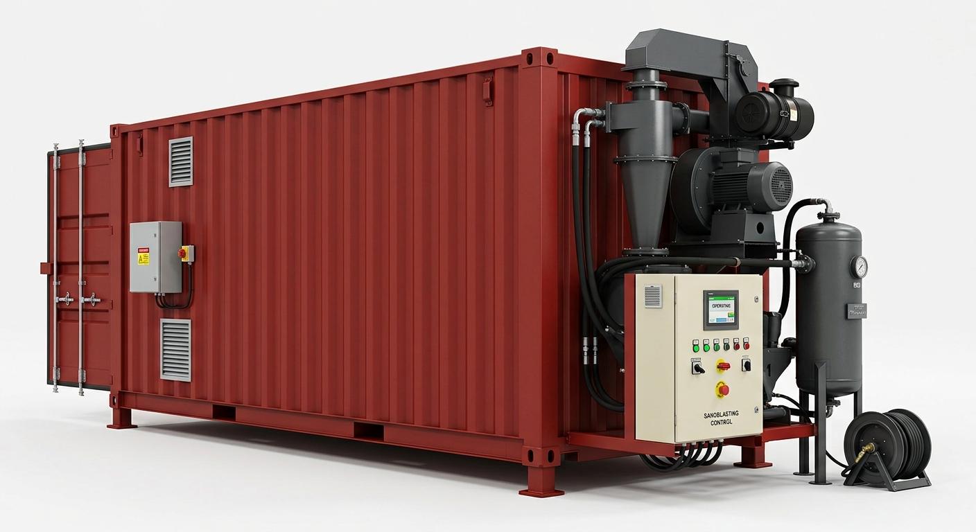 Konteyner Kumlama Odası (SKO-6000)