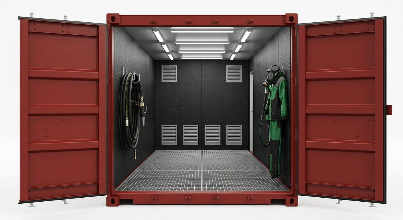 SKO-6000 — Kumlama Odası İç Görünüm